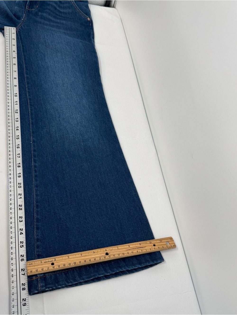 NEW J.Jill High Rise Wide Leg Jeans Sz 2P Classic Dark Wash Denim Timeless Style - Picture 15 of 16